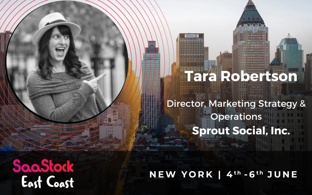 Tara Robertson SaaStock East Coast