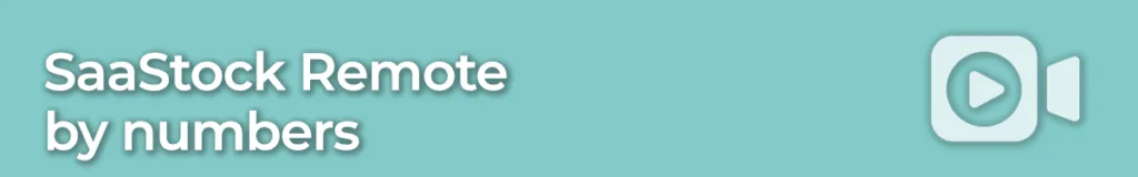SaaStock Remote by numbers