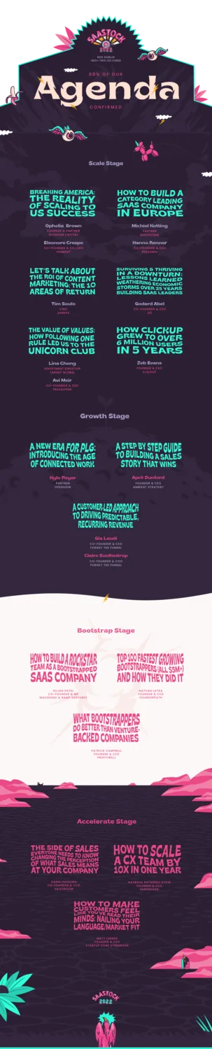 SaaStock 2022: 75% Agenda launch