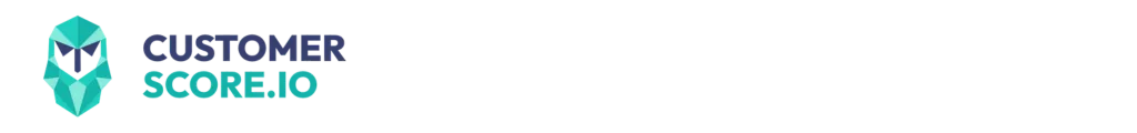 Customerscore.io green and blue logo