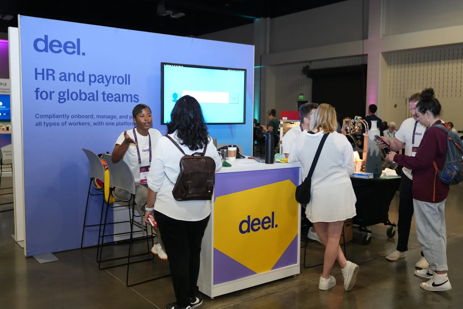 Deel booth at SaaStockUSA 2024