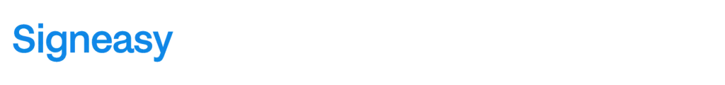 Blue Signeasy logo