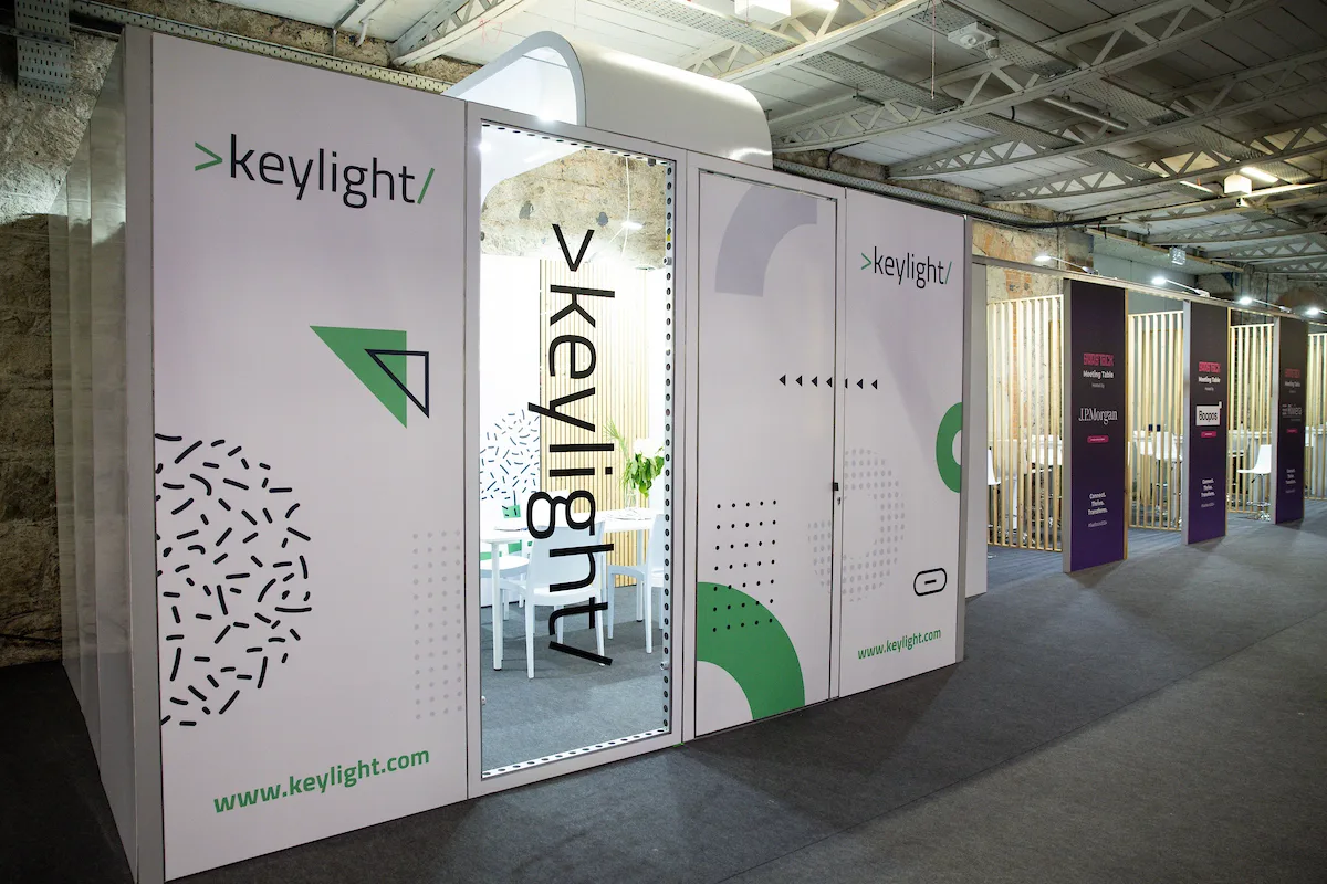 keylight branded meeting room at SaaStock Europe