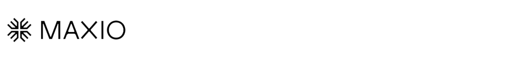 Maxio black logo