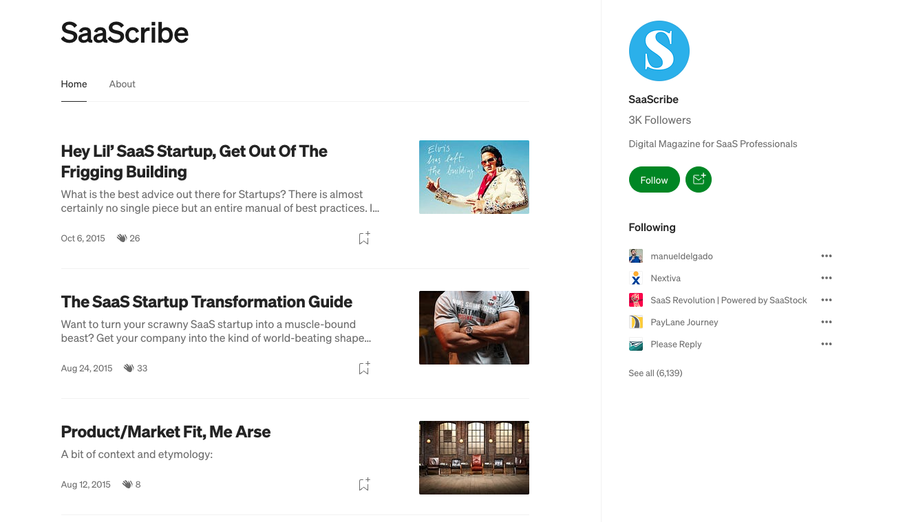 SaaScribe media blog page